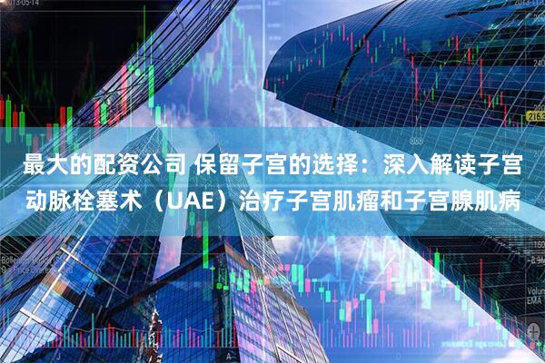 最大的配资公司 保留子宫的选择：深入解读子宫动脉栓塞术（UAE）治疗子宫肌瘤和子宫腺肌病