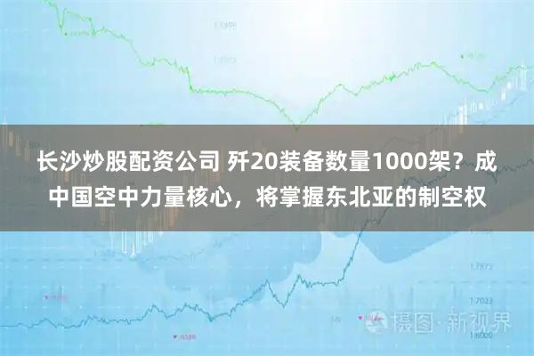 长沙炒股配资公司 歼20装备数量1000架？成中国空中力量核心，将掌握东北亚的制空权